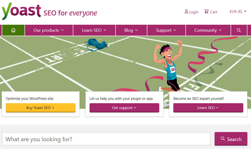 yoast home page